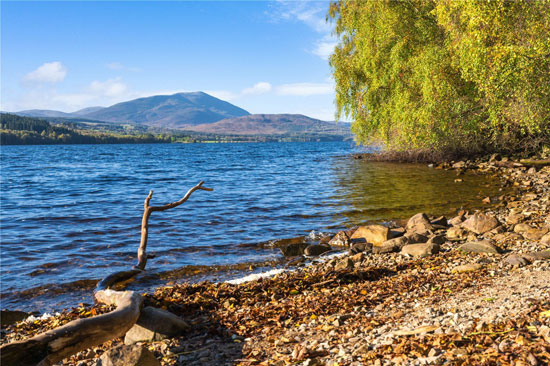 1970s Loch Tummel House in Strathtummel, Perthshire, Scotland