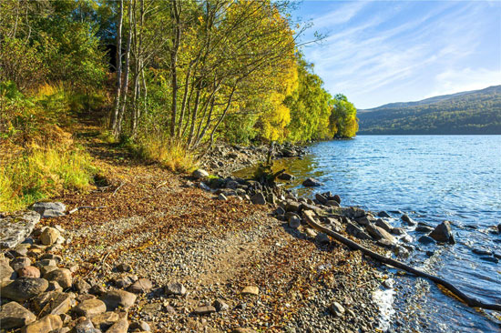 1970s Loch Tummel House in Strathtummel, Perthshire, Scotland