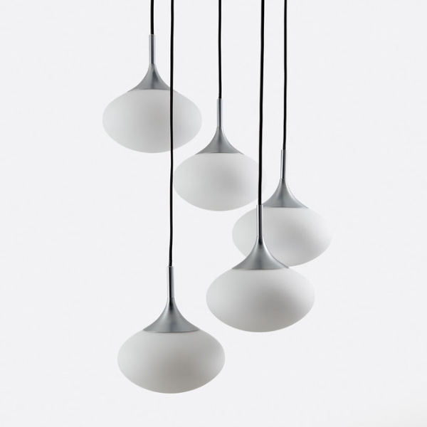 1970s-inspired hanging lamp cluster at La Redoute