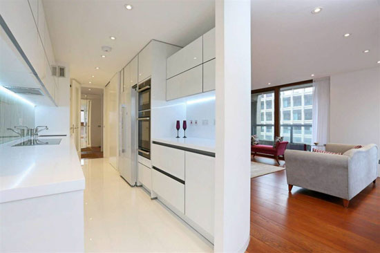 Apartment in the grade II-listed Lauderdale Tower on the Barbican Estate, London EC2Y
