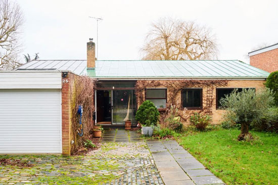 1950s midcentury modern house in Richmond, Surrey