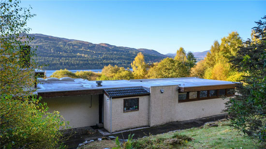 1970s Loch Tummel House in Strathtummel, Perthshire, Scotland