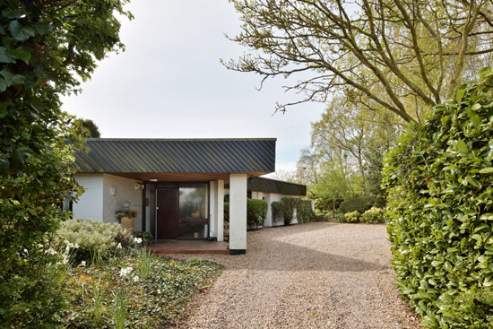 1960s Rex Critchlow midcentury modern house in Hatcliffe, Lincolnshire