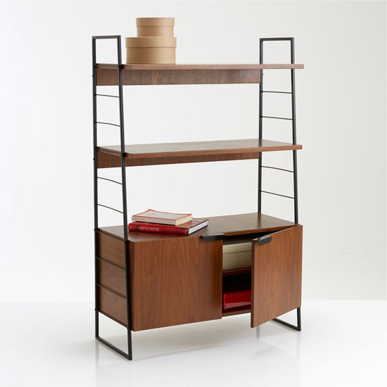 Midcentury interior: Watford modular shelving system at La Redoute