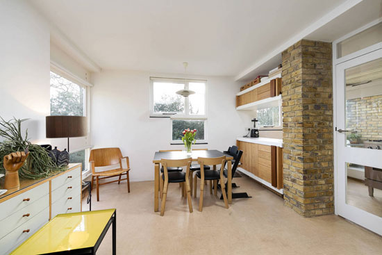 Apartment in the 1950s Stirling & Gowan Langham House Close in Richmond, Surrey