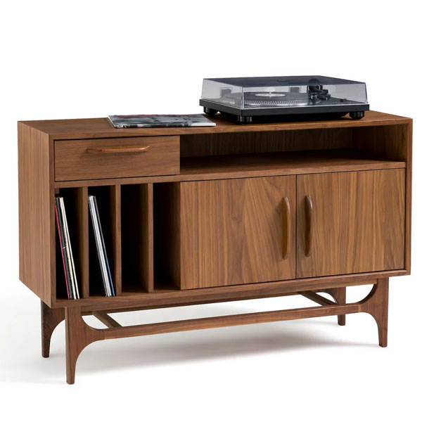 Larsen 1960s-style record storage unit at La Redoute