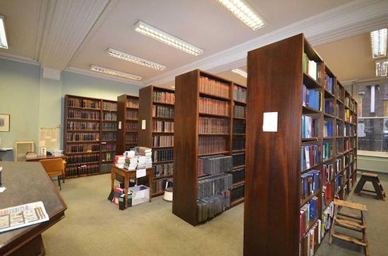 19th century Thomas Hartas-designed law library in city centre Manchester