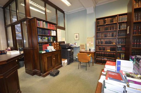 19th century Thomas Hartas-designed law library in city centre Manchester