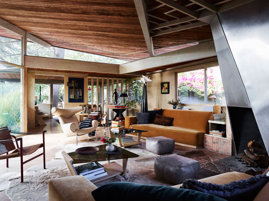 1940s Rudolf Schindler-designed The Lechner House in Los Angeles, California