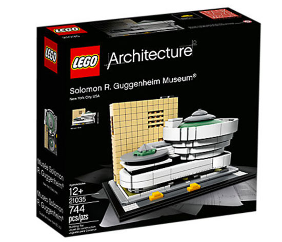 Frank Lloyd Wright’s Solomon R. Guggenheim Museum now available as a Lego set