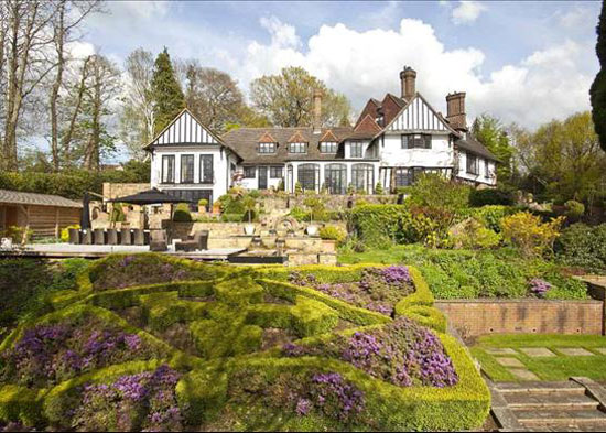 On the market: Kenwood Mansion on the St George’s Hill Estate, Weybridge, Surrey – the former home of John Lennon