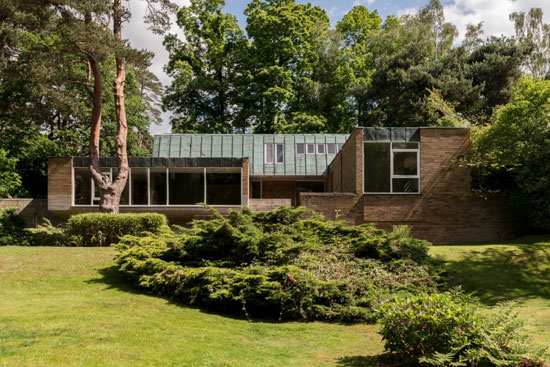 1960s Leslie Gooday-designed grade II-listed modernist property in St George's Hill, Weybridge, Surrey