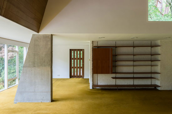 1960s Leslie Gooday-designed grade II-listed modernist property in St George's Hill, Weybridge, Surrey