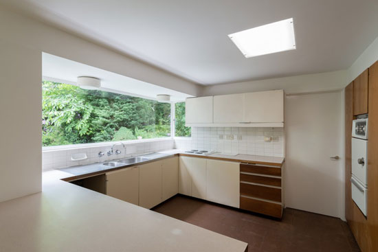 1960s Leslie Gooday-designed grade II-listed modernist property in St George's Hill, Weybridge, Surrey
