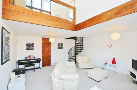 On the market: 1970s Ted Levy-designed modernist townhouse in West Hill Park, London N6