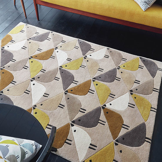 Design spotting: Scion midcentury-style Lintu rugs