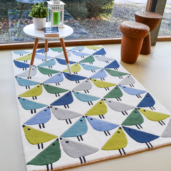 Design spotting: Scion midcentury-style Lintu rugs