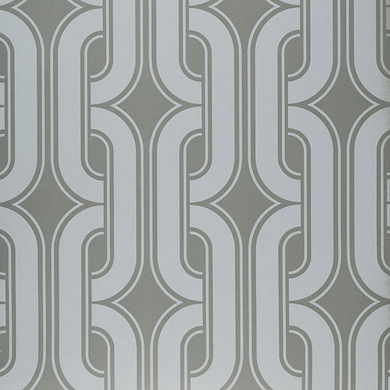 1970s walls: Lavaliers wallpaper by Little Greene Paint Company