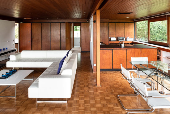 1960s Sir Philip Dowson midcentury modern house in Long Melford, Suffolk