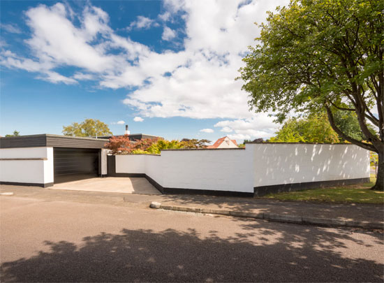 1960s modern house in Longniddry, East Lothian, Scotland