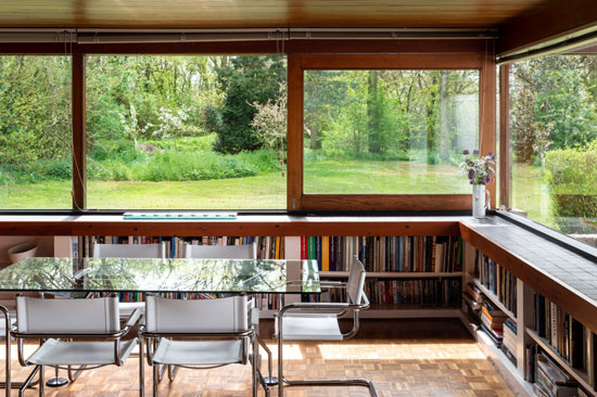 1960s Sir Philip Dowson midcentury modern house in Long Melford, Suffolk