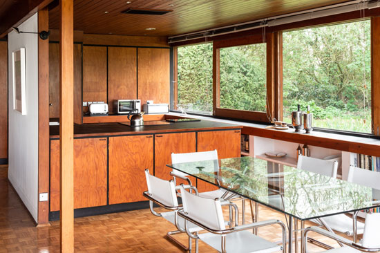 1960s Sir Philip Dowson midcentury modern house in Long Melford, Suffolk