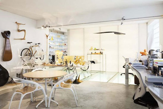 Ross Lovegrove’s home and work space in London W11