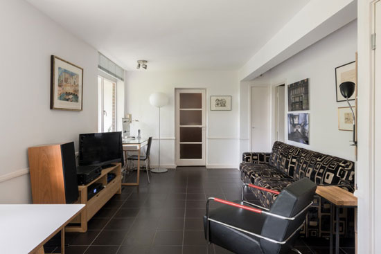 Two-bedroom apartment in the Berthold Lubetkin-designed grade I-listed Highpoint building in London N6