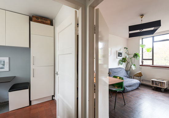 Two-bedroom flat on the Berthold Lubetkin-designed Spa Green Estate in Clerkenwell, London EC1