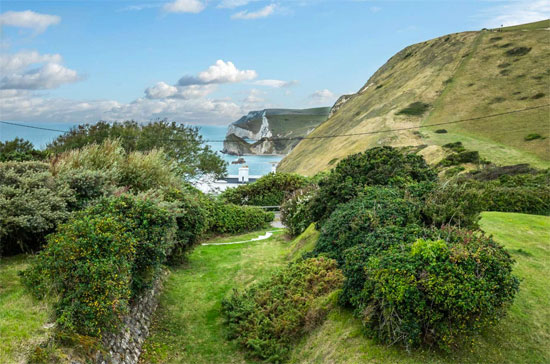 1920s Sir Edwin Lutyens house in Lulworth Cove near Wareham, Dorset