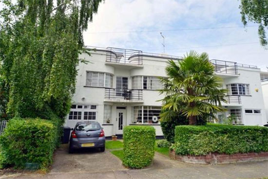 1930s grade II-listed art deco house in Hampstead Garden Suburb, London N2