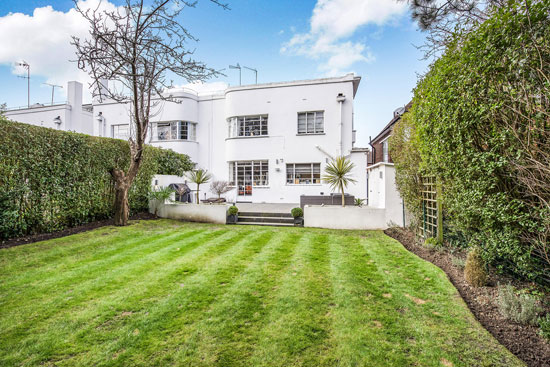 1930s grade II-listed art deco property in Lytton Close, London N2