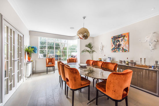 1930s grade II-listed art deco property in Lytton Close, London N2