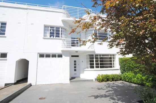 On the market: Grade II-listed 1930s four-bedroom art deco property in Hampstead Garden Suburb, London N2