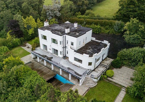 1930s art deco house in Cushendall, Co. Antrim, Northern Ireland