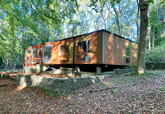 1950s midcentury modern house in Clapton in Gordano, Bristol