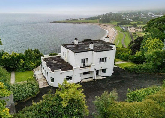 1930s art deco house in Cushendall, Co. Antrim, Northern Ireland