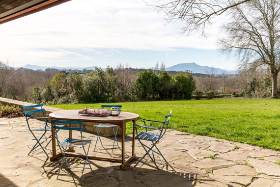 1970s Jean-Raphael Hebrard modern house in Arcangues, south-west France