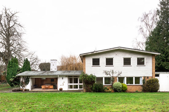 1960s Dennis Darbison midcentury modern house in Maidstone, Kent