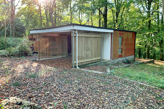 1950s midcentury modern house in Clapton in Gordano, Bristol