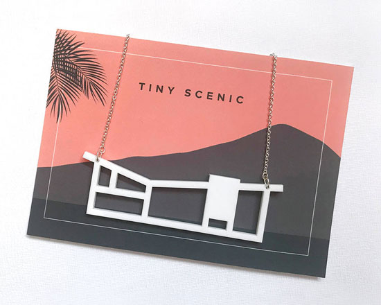 Design spotting: Midcentury modern house jewellery by Tiny Scenic