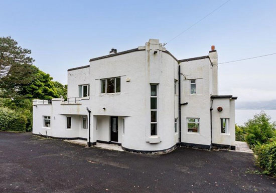 1930s art deco house in Cushendall, Co. Antrim, Northern Ireland