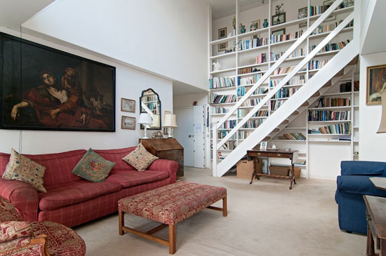 Barbican living: Split level apartment in Mountjoy House on the Barbican Estate, London EC2