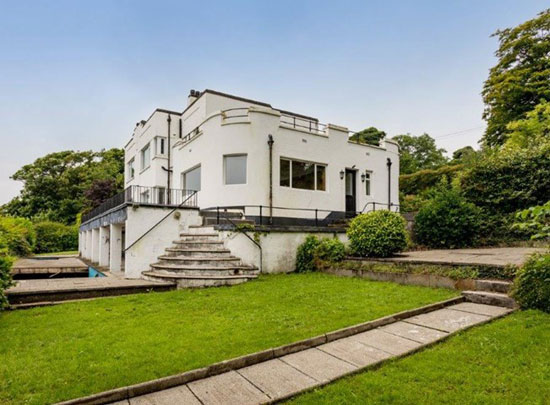 1930s art deco house in Cushendall, Co. Antrim, Northern Ireland