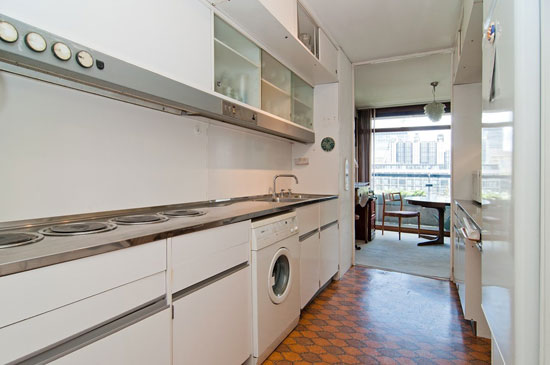 Barbican living: Split level apartment in Mountjoy House on the Barbican Estate, London EC2