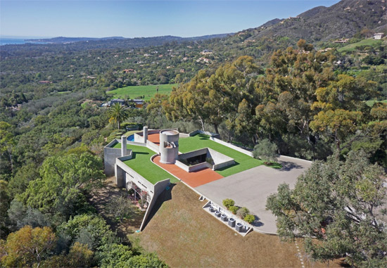 1970s Roland E. Coate Jr-designed modernist property in Santa Barbara, California, USA