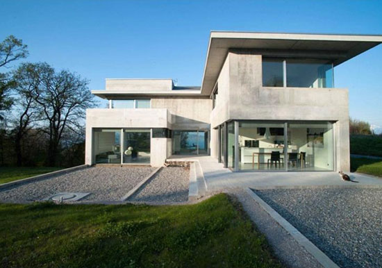 Contemporary modernist property in Maxilly Sur Leman, Lake Geneva, France