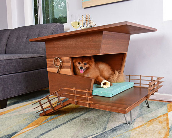 Midcentury modern dog house range by Pijuan Design