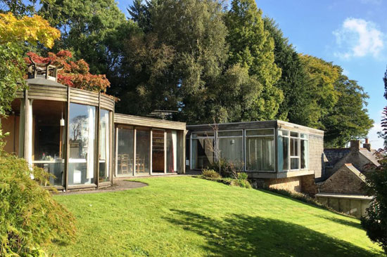 1960s Ray Moxley and Tim Organ-designed modernist property in Chewton Mendip, Somerset 