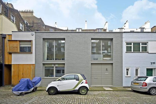 On the market: Three-bedroom modernist mews house in Lancaster Gate, London W2